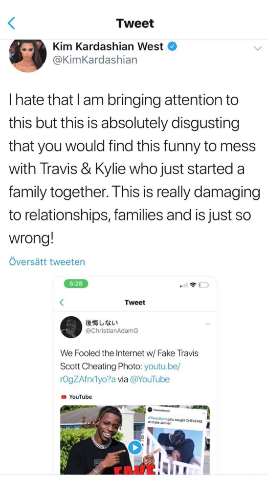 Kim Kardashian ryter ifrån på Twitter Kim Kardashian ryter ifrån på Twitter